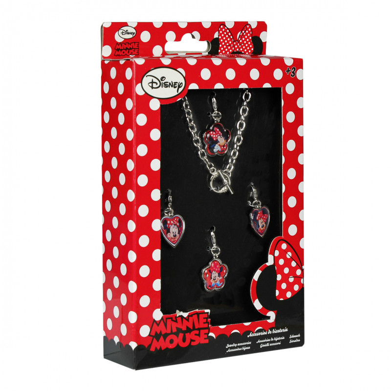 PULSERA CON ABALORIOS MINNIE METAL