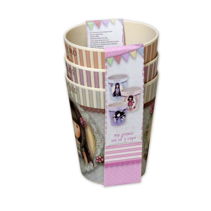 SET 3 VASOS BAMBU GORJUSS- SO NICE TO SEA YOUY