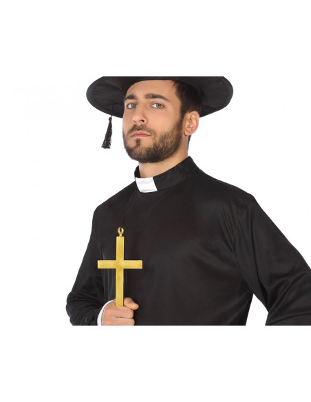 CRUZ DORADA 21 CM. HALLOWEEN