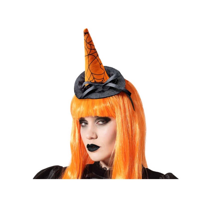 SOMBRERO BRUJA DIADEMA HALLOWEEN