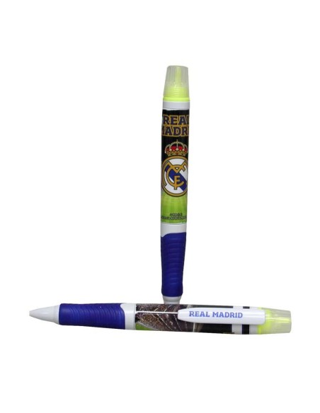 BOLÍGRAFO CON FLUORESCENTE REAL MADRID