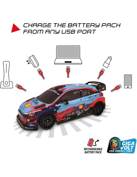 HYUNDAI I20 WRC RADIO CONTROL ESC.1:10