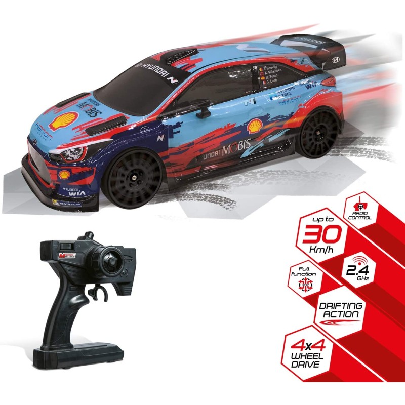 HYUNDAI I20 WRC RADIO CONTROL ESC.1:10