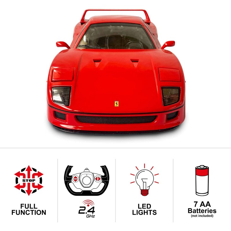 FERRARI F40 R/C ESC.1:14 CON LUZ