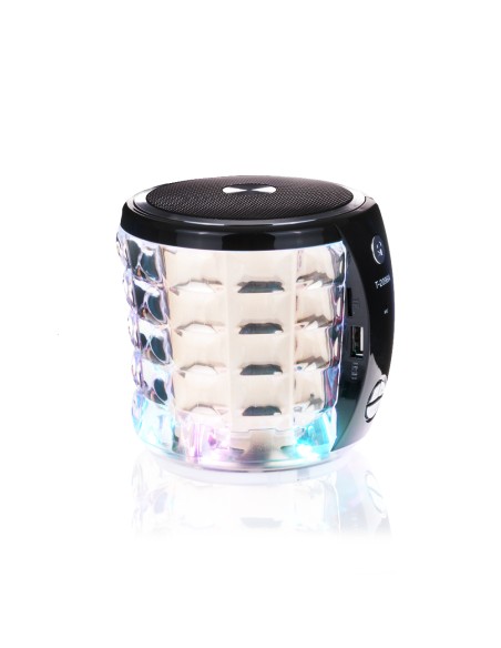 ALTAVOZ CIRCULAR BLUETOOTH LUZ LED COLORES