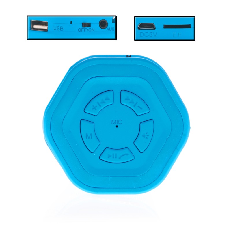 ALTAVOZ BLUETOOTH CON LUCES LED COLORES