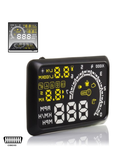 HEAD UP DISPLAY PROYECTOR PARABRISAS CON INFORMACIÓN TRÁFICO