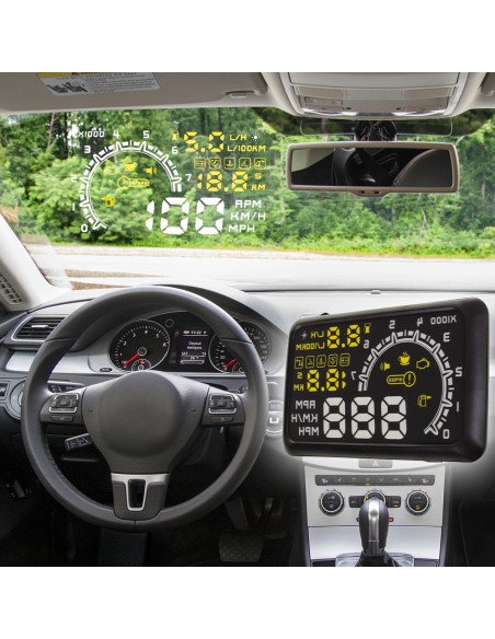 HEAD UP DISPLAY PROYECTOR PARABRISAS CON INFORMACIÓN TRÁFICO
