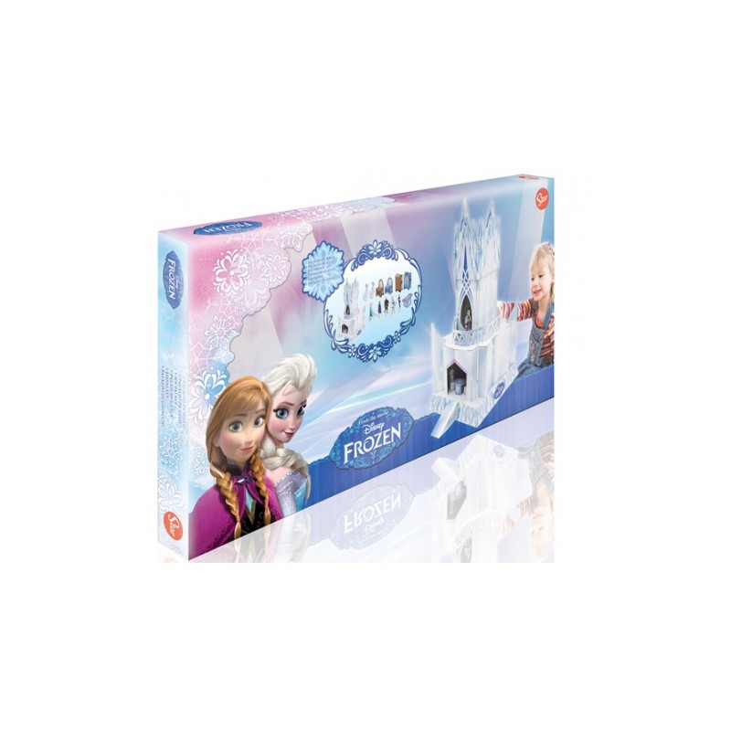 PALACIO DE HIELO CON FIGURAS Y...