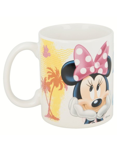 TAZA CERÁMICA MINNIE SUMMER CRUSH 325 ML.