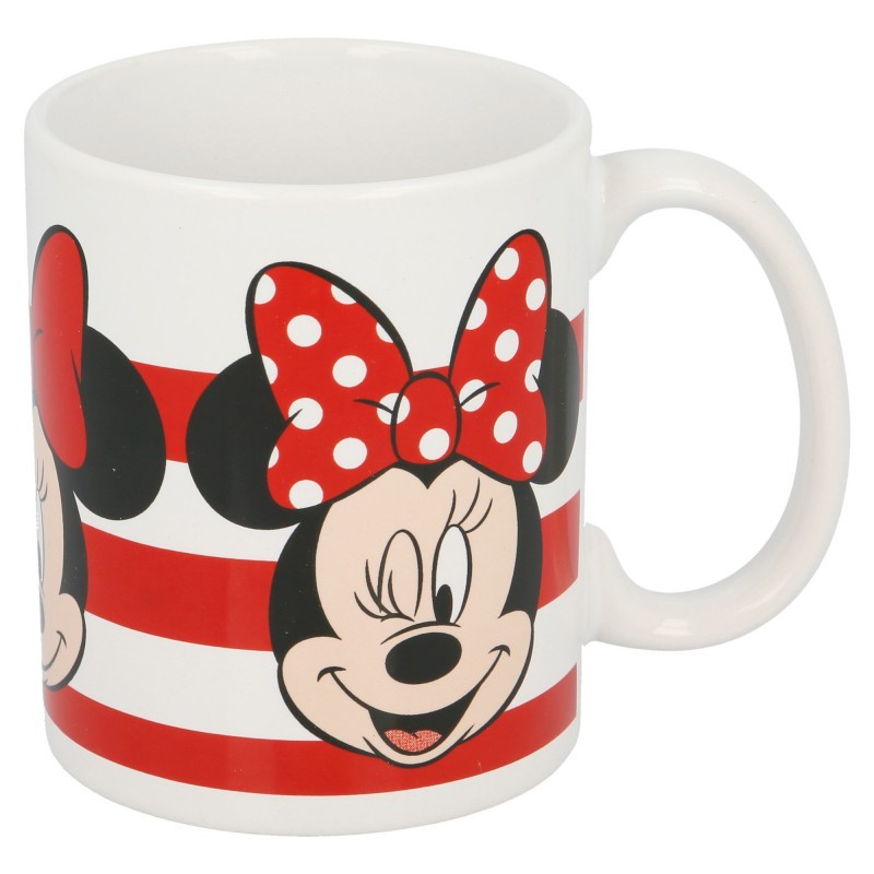 TAZA CERÁMICA MINNIE STRIPES 325 ML.