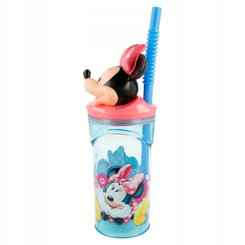 VASO FIGURITA 3D MINNIE BLOOM 360 ML.