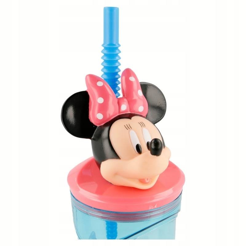 VASO FIGURITA 3D MINNIE BLOOM 360 ML.