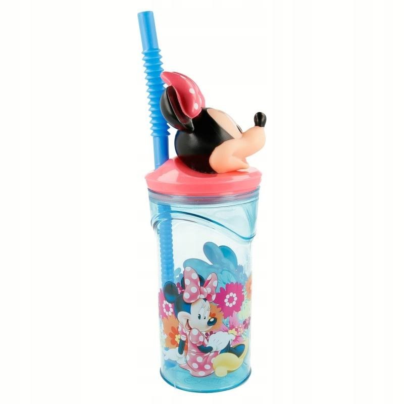 VASO FIGURITA 3D MINNIE BLOOM 360 ML.