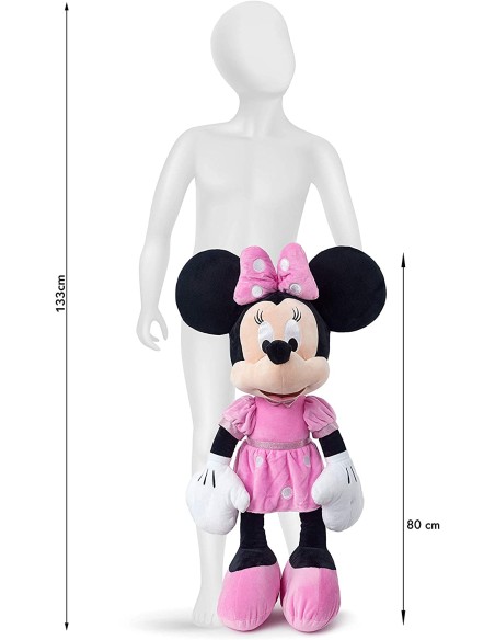 MINNIE ROSA 80 CM. PELUCHE
