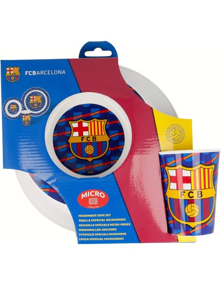 SET MICROONDAS 3 PCS. FC BARCELONA