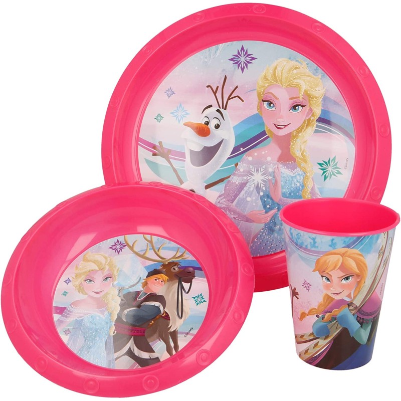 SET MENAJE 3 PCS. FROZEN