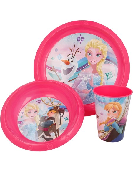 SET MENAJE 3 PCS. FROZEN