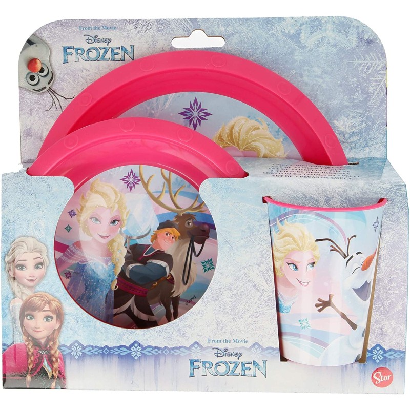 SET MENAJE 3 PCS. FROZEN