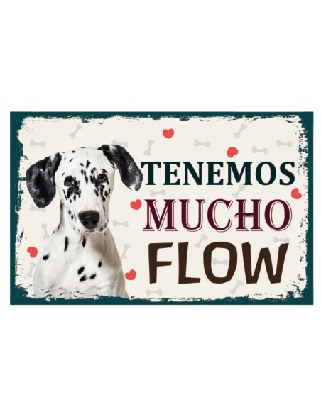 CARTELES ALUMINIO PERROS Y GATOS CON MENSAJE 22x14 CM. 32 MOD.