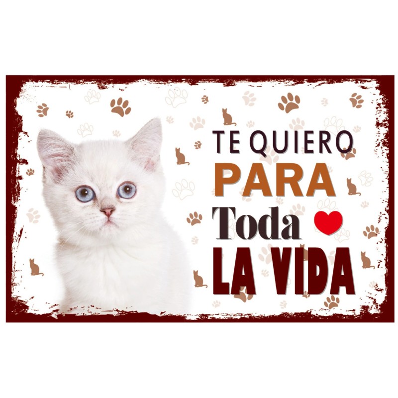 CARTELES ALUMINIO PERROS Y GATOS CON...