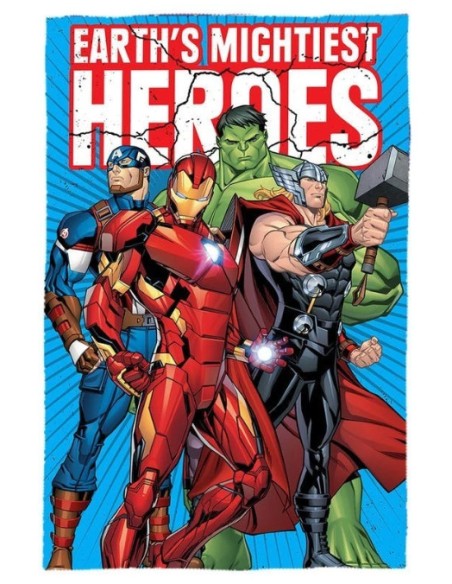 MANTA POLAR VENGADORES 150x100 CM.