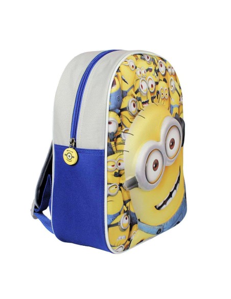MOCHILA 3D RELIEVE MINIONS 27x31x10 CM.