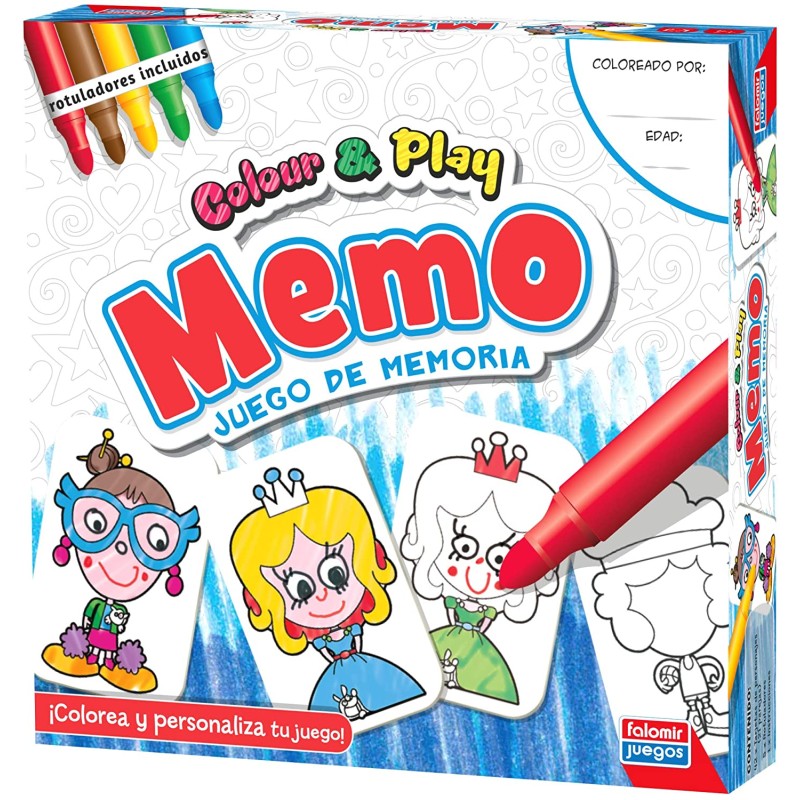 JUEGO MEMORIA COLOR & PLAY MEMO