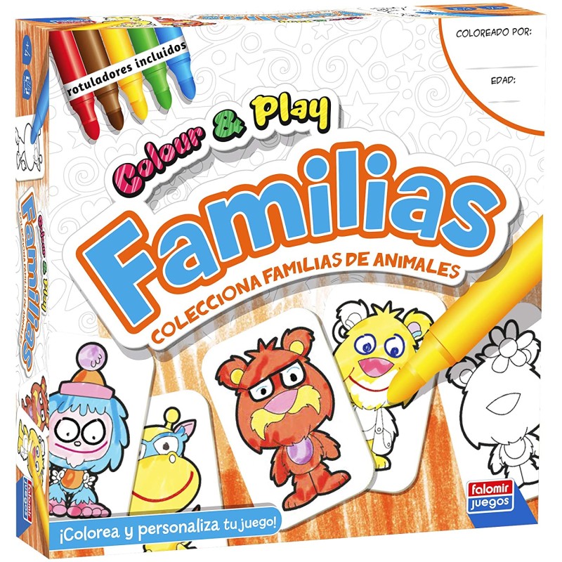 JUEGO MEMORIA COLOR & PLAY FAMILIAS