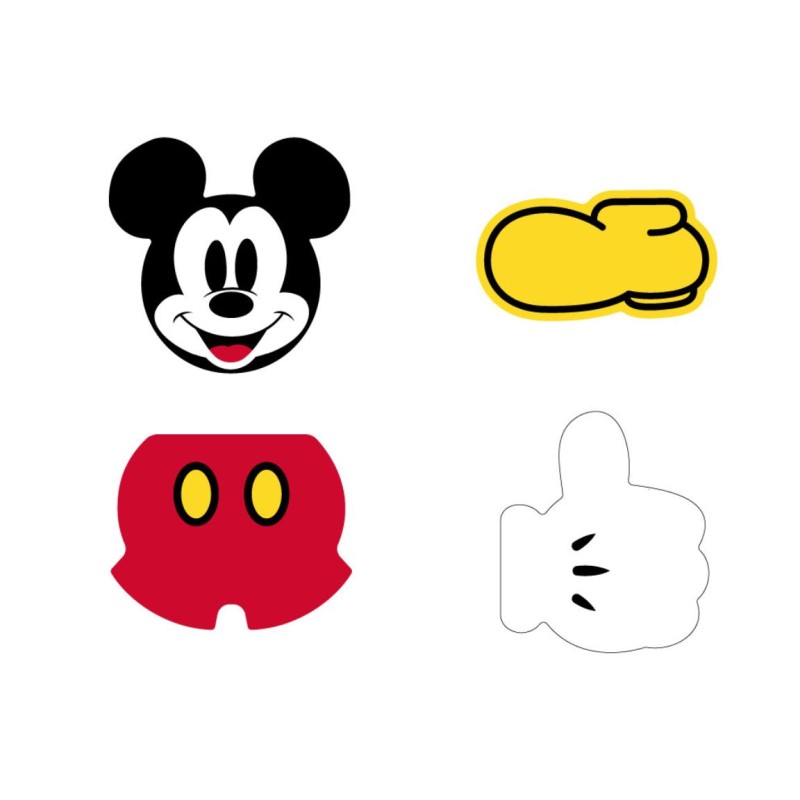 CAJA 4 GOMAS DE BORRAR MICKEY