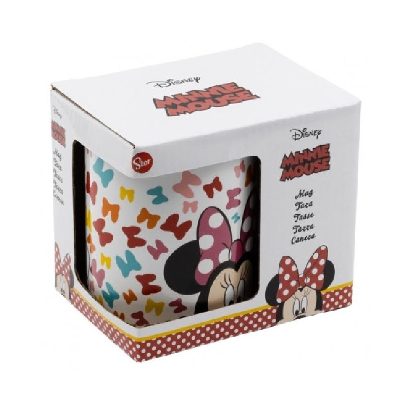 TAZA CERAMICA MINNIE SO EDGY BOWS