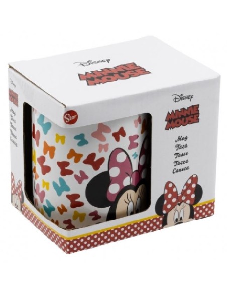 TAZA CERAMICA MINNIE SO EDGY BOWS