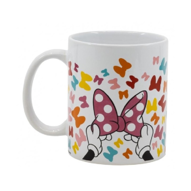 TAZA CERAMICA MINNIE SO EDGY BOWS