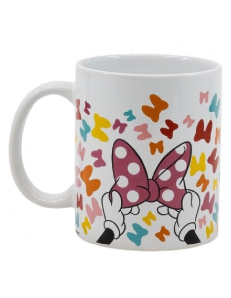 TAZA CERAMICA MINNIE SO EDGY BOWS