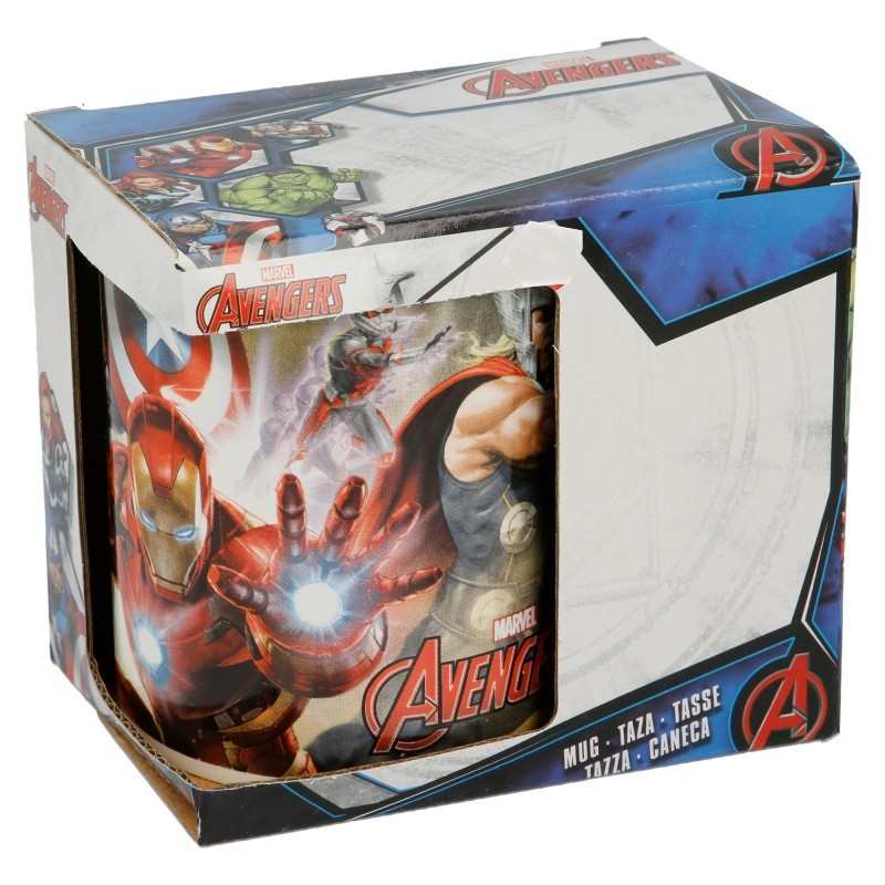 TAZA CERÁMICA VENGADORES 325 ML.