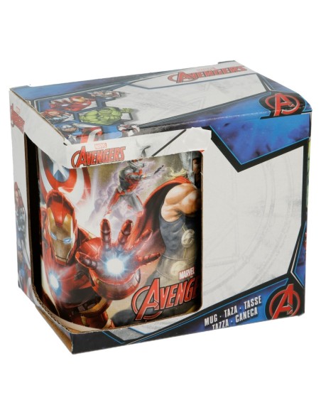 TAZA CERÁMICA VENGADORES 325 ML.