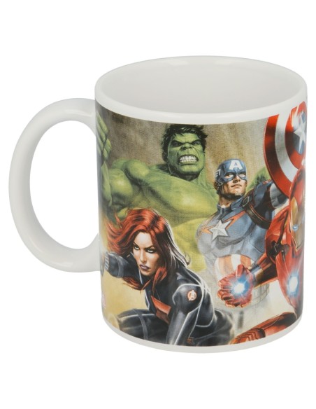 TAZA CERÁMICA VENGADORES 325 ML.