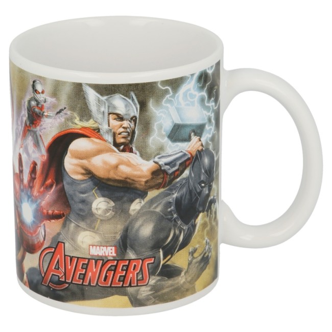 TAZA CERÁMICA VENGADORES 325 ML.