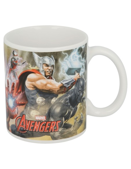 TAZA CERÁMICA VENGADORES 325 ML.