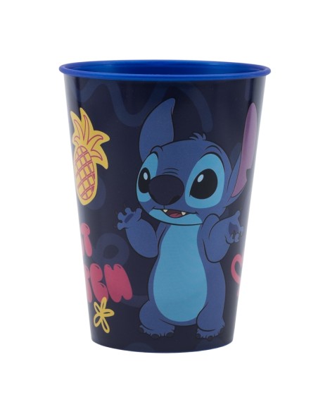 VASO STITCH PLÁSTICO 260 ML.