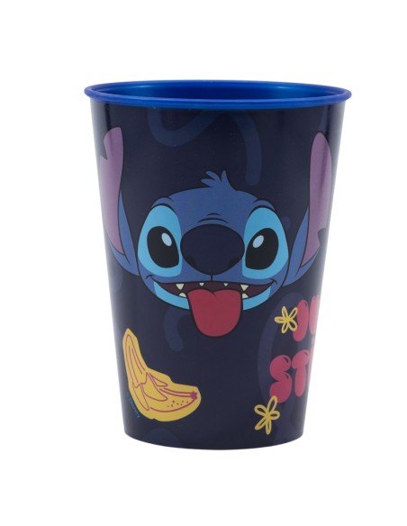 VASO STITCH PLÁSTICO 260 ML. TRASERA