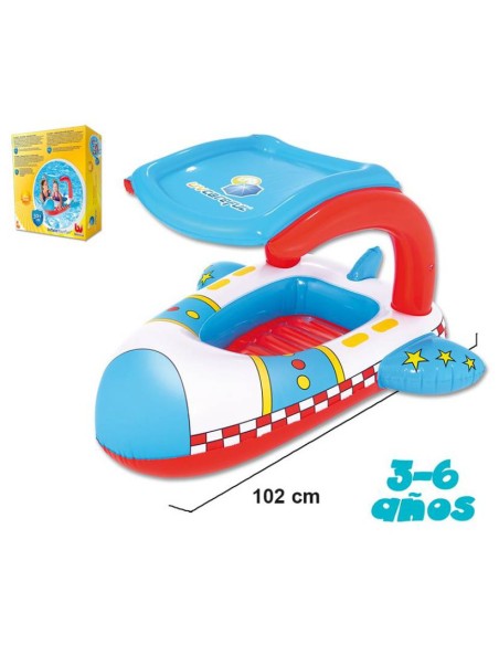 BARCA INFANTIL AVIÓN 102x97 CM.