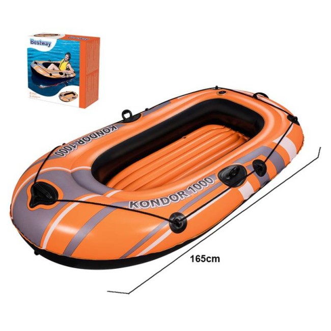 BARCA HINCHABLE NARANJA 165x107 CM.
