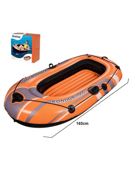 BARCA HINCHABLE NARANJA 165x107 CM.
