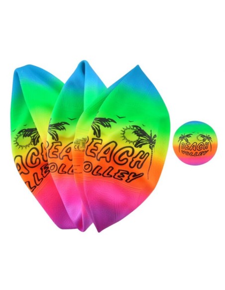 BALÓN VÓLEY PLAYA NEÓN Ø21 CM.