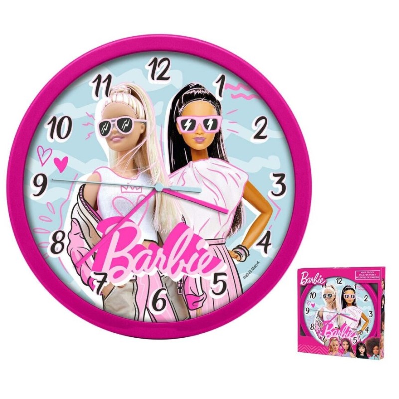 RELOJ DE PARED BARBIE