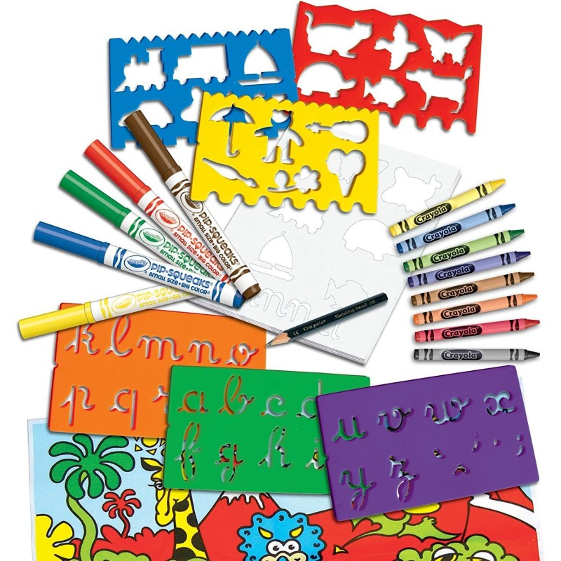 SET PLANTILLAS FANTASÍA DIBUJO CRAYOLA