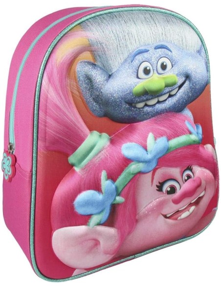 MOCHILA 3D TROLLS POPPY 31 CM.