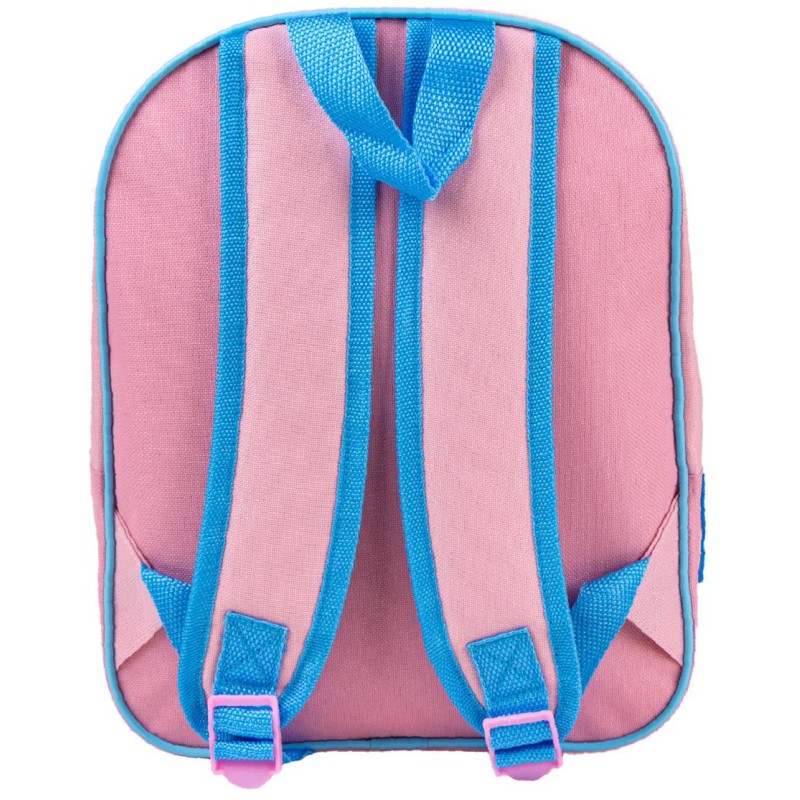 MOCHILA 3D RELIEVE STITCH / ANGEL 31 CM. TRASERA