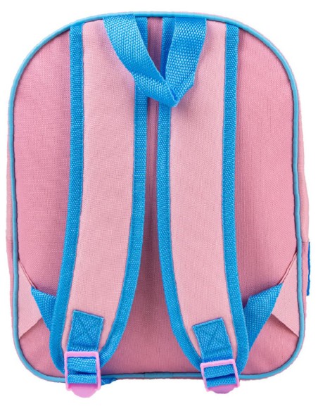 MOCHILA 3D RELIEVE STITCH / ANGEL 31 CM. TRASERA